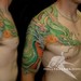 Tattoos - Green Asian Dragon 1/2 Sleeve - 50000